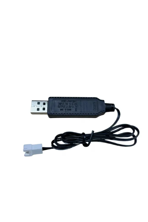 3.7V Li-ion SM-2P Soket Oyuncak Bataryası USB Şarj Kablosu