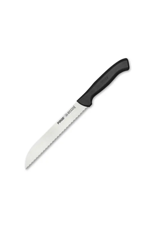 38024 Ecco Pro Ekmek Bıçağı 17,5 cm - Siyah