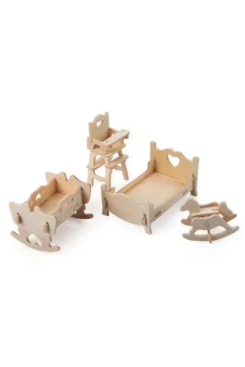 3D Ahşap Puzzle - Çocuk Odası