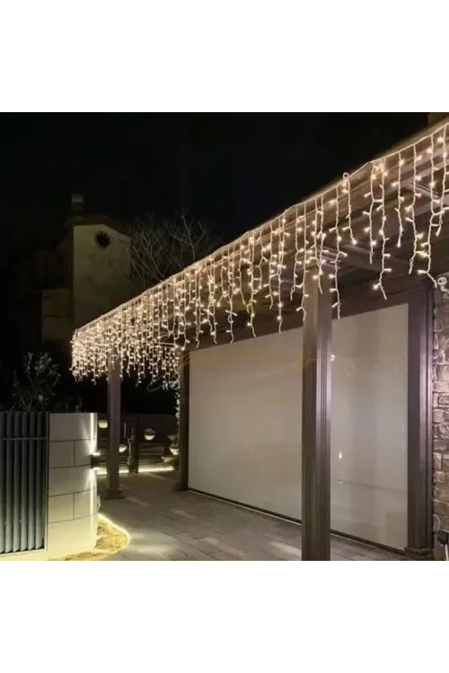 3m 100 LED Çakarlı IP65 Dış Mekan Saçak Perde