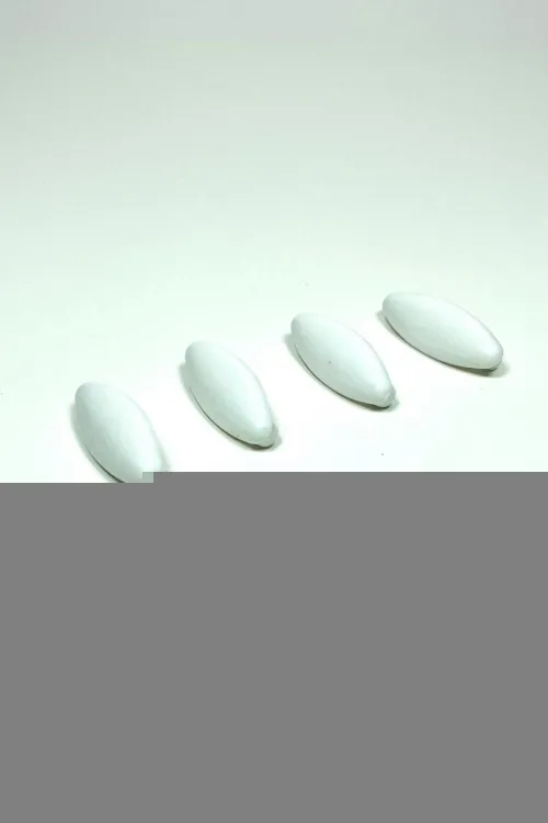 4 Adet Plastik Çengelli Eşarp Ve Şal İğnesi Beyaz 4 cm