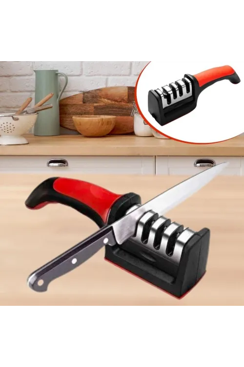 4 Aşamaları Kaymaz Taban Hızlı Bıçak Makas Bileme Aracı