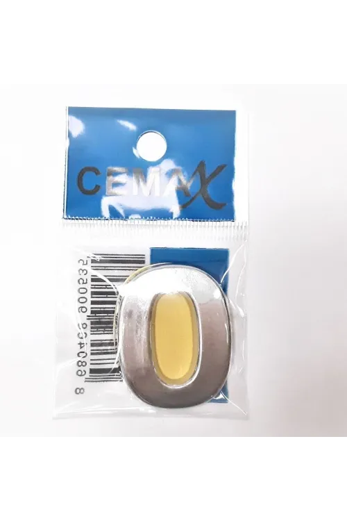 4 Cm Plastik Krom Kaplama Kapı Numarası -0