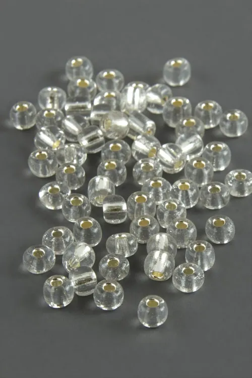 4 mm Şeffaf Kum Boncuk 500 Gram