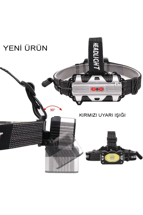4 Modlu Sensörlü Şarjlı Güçlü Kafa Lambası Wt-248