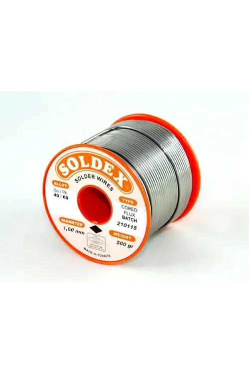 40-60 Lehim Teli 500 Gr 1.2 Mm - Sn:40 / Pb:60