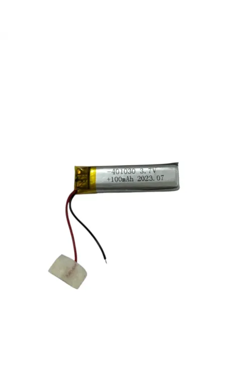 401030 3.7V 100 MAh Li-Polymer Pil (Devreli/1.5A)