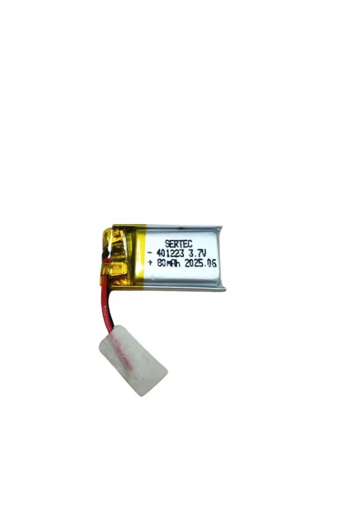 401223 3.7V 80 mAh Li-Polymer Pil (Devreli/1.5A)