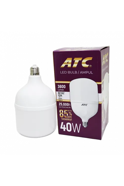40w Torch Led Bulb Ampul Beyaz E27