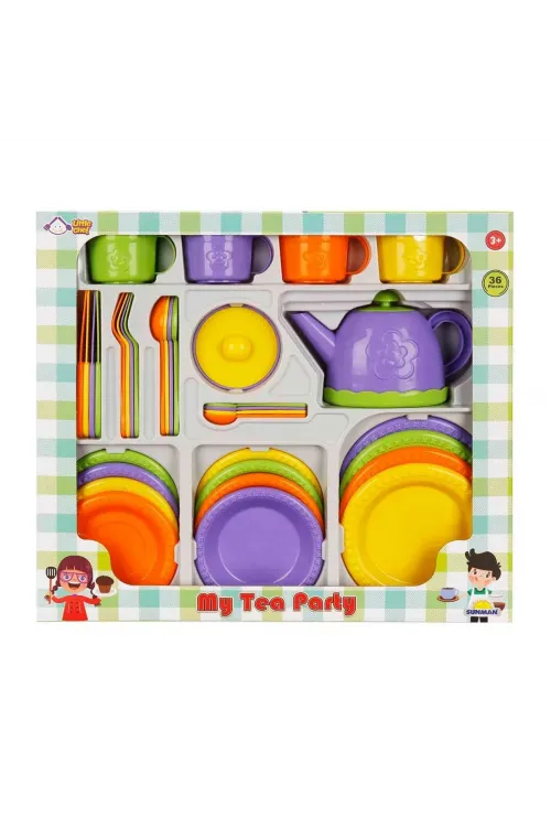 4682 Little Chef Çay Seti 36 Parça -Sunman