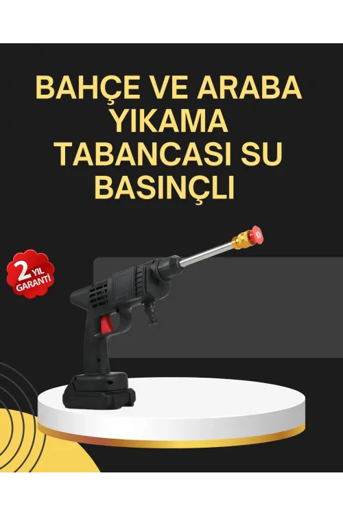 48v Şarjlı Basınçlı Yıkama Tabancası Köpük Ve Çift Nozul 2025 Model