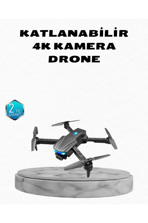 4k Kamera Özellikli Katlanabilir Drone Wi-fi Ve Yükseklik Sabitlemeli