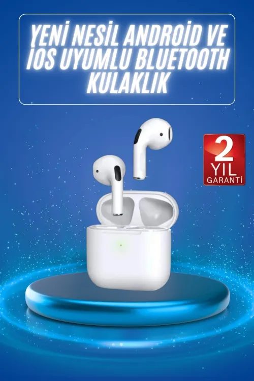 4.nesil Bluetooth Kulaklık Yüksek Ses Kaliteli Dokunmatik Kontrol Özellikli