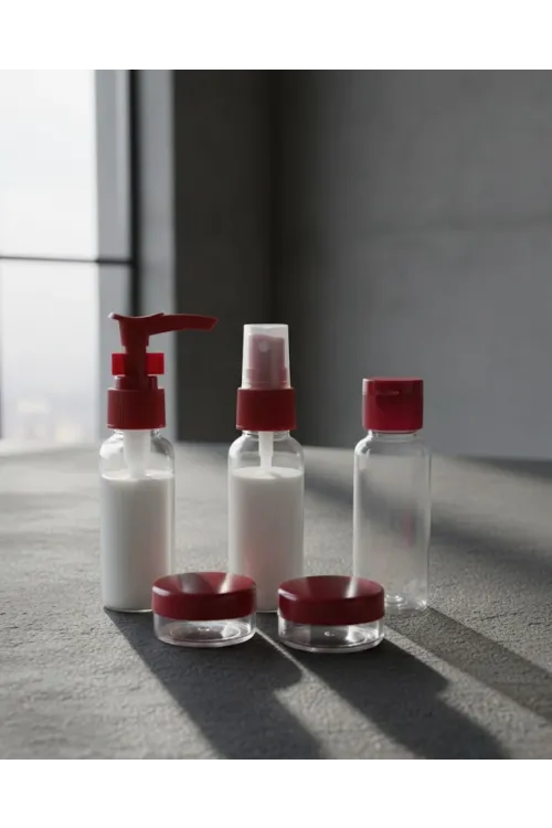 5 Parça Seyahat Dolum Şişesi Seti 30 Ml Hafif Tasarım