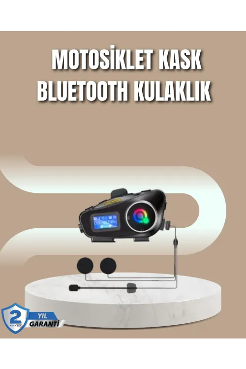 500 Metre İnterkom Mesafeli Kask Kulaklığı Gürültü Engelleyici
