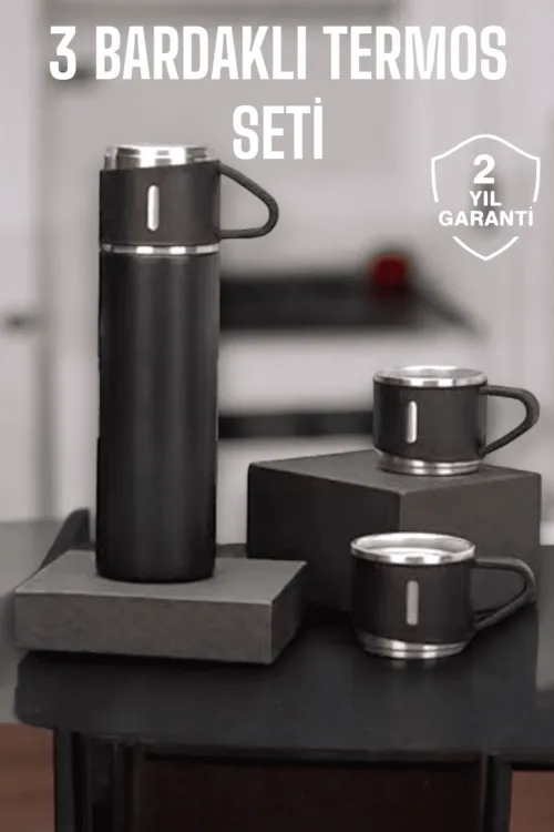 500 Ml Kapasiteli Taşınabilir Basınçlı Termos Seti Günlük Kullanım İçin İdeal