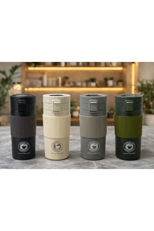 500 ml Paslanmaz Çelik Dereceli Termos Mug Bardak