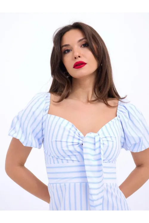 5948 ELBİSE-LOS ANGELES ÇİZGİLİ