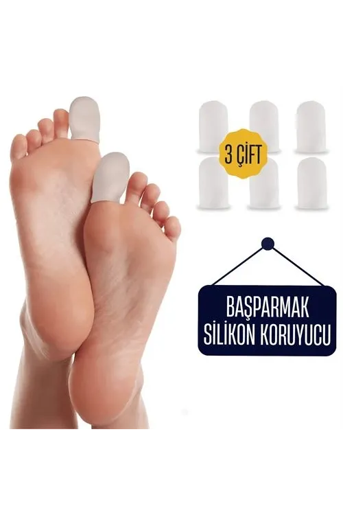 6 ADET Baş Parmak İçin Silikon Koruyucu