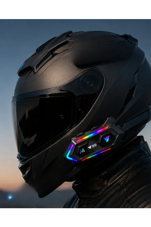 6. Bluetooth 5.3 Kask İçi Intercom Kulaklık Ipx6 Suya Dayanıklı Tasarım