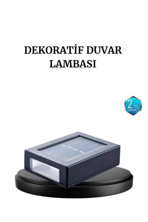 6 Led Güneş Enerjili Sensörlü Lamba – Akıllı Işık Sensörlü, Enerji Tasarruflu Bahçe Aydınlatma