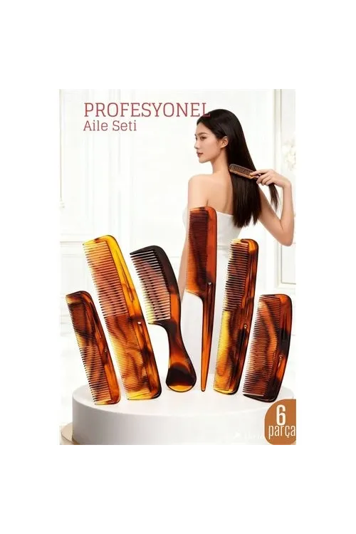 6lı Aile Paketi Tarak Seti Shumei Design 716894