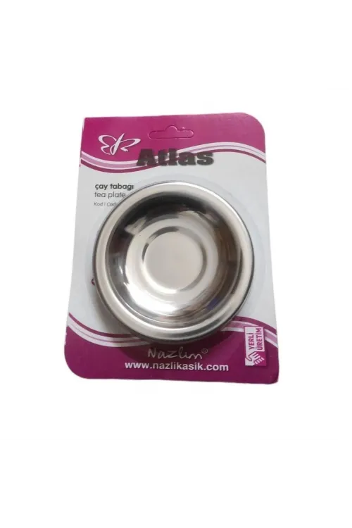 6li Metal Çay Tabağı