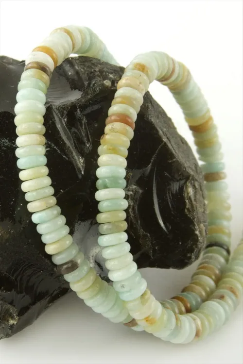 6 mm Rondela Amazonit Taşı