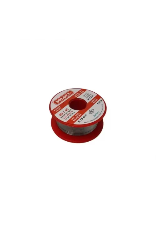 60/40 Lehim Teli 100 gr 0,75 mm (Sn:60 / Pb:40)