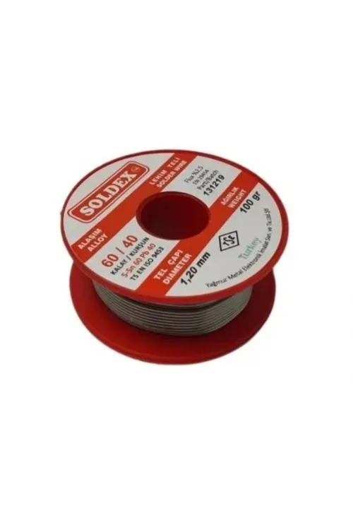 60/40 Lehim Teli 100 Gr 1.20 Mm (sn:60 / Pb:40)