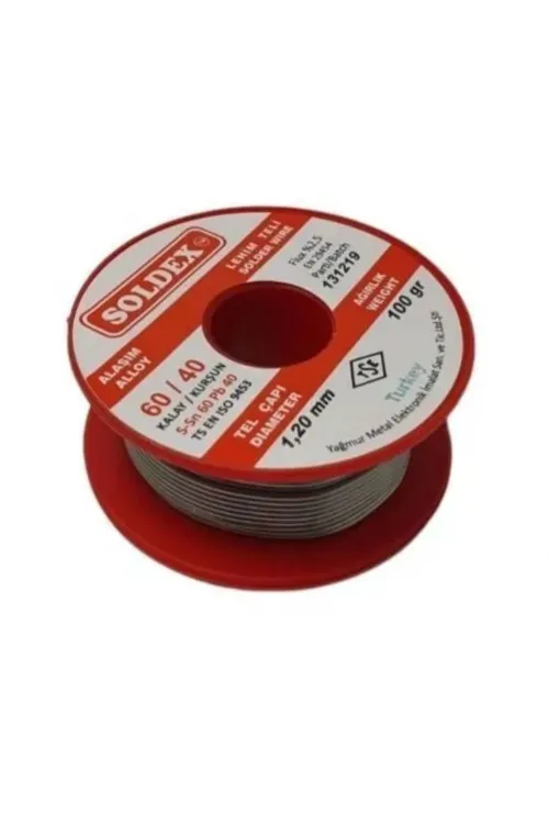 60/40 Lehim Teli 100 gr 1.20 mm (Sn:60 / Pb:40)