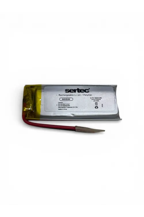 601539 3.7V 300 MAh Li-Polymer Pil (Devreli/1.5A)