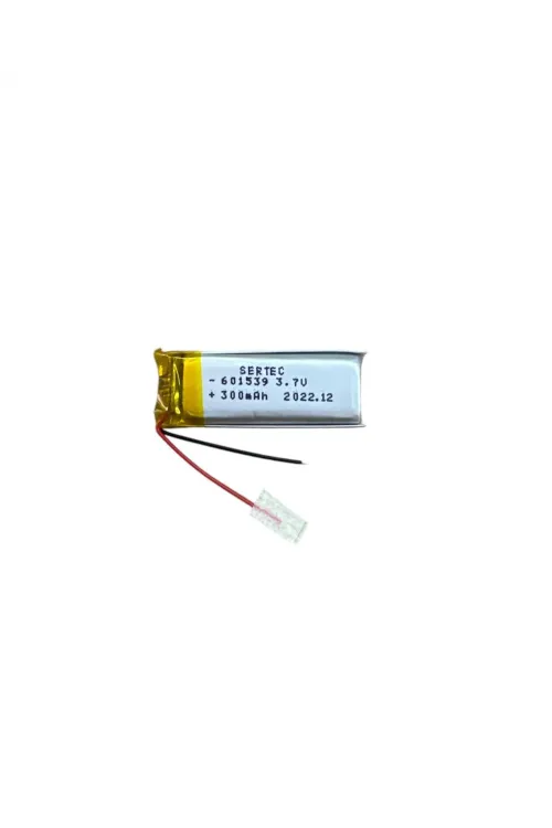 601539 3.7V 300 MAh Li-Polymer Pil (Devreli/1.5A)