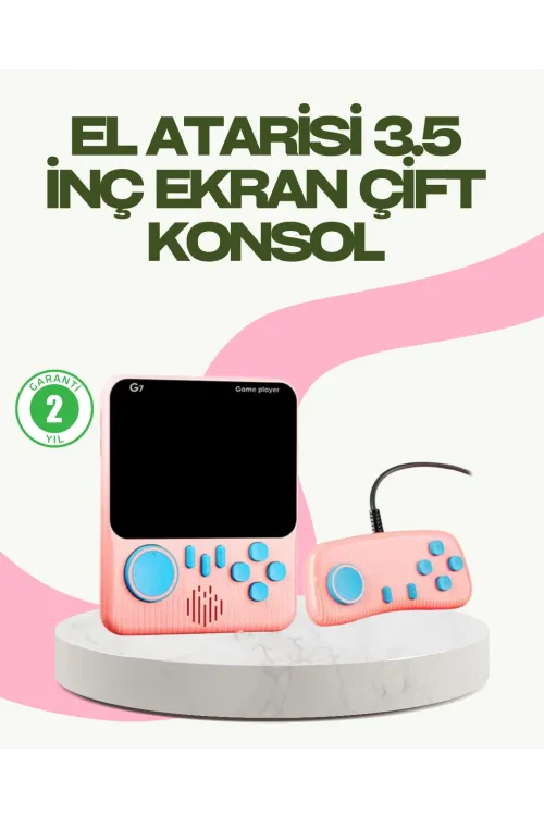 666 Oyunlu Retro Game Console – Tv Ve Çift Gamepad Desteği