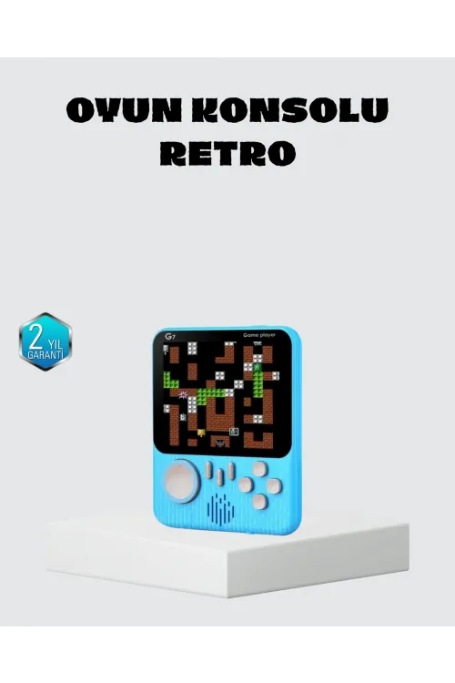 666 Oyunlu Retro Mini Oyun Konsolu – 3.5 Lcd Ekran Ve Çift Kişilik Oyun
