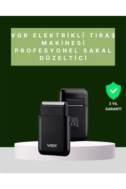 Usb Şarjlı Traş Makinesi – Piston + Ağ Başlık, 600 mah Batarya