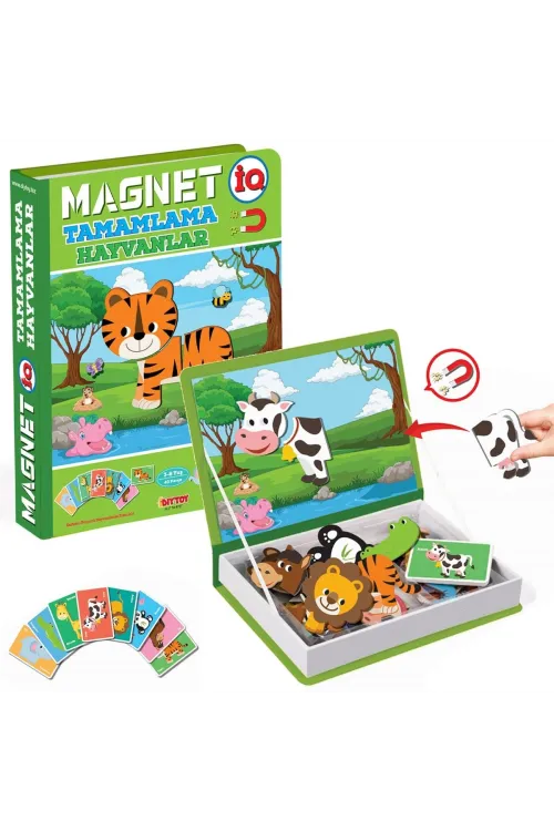 1512 DıyToy, Magnet Tamamlama - Hayvanlar/ +3 yaş