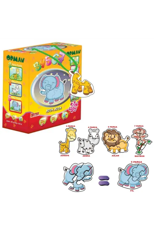 8766 ORMAN KUT.PUZZLE 025876-34567