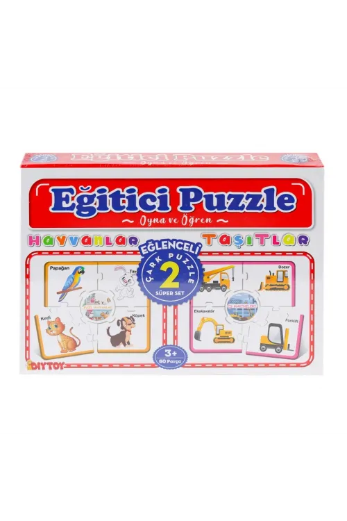 7196 ÇARK PUZZLE HAYVANLAR