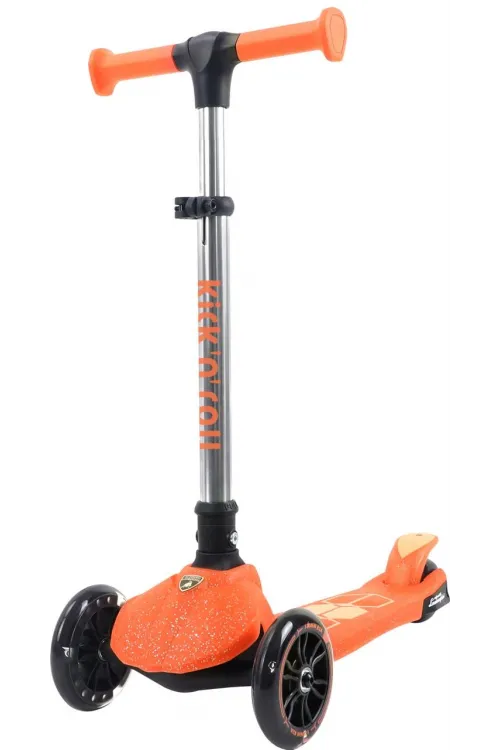 L5JELLY-O LAMBORGHİNİ LİSANSLI PARILTI IŞIKLI SCOOTER TURUNCU