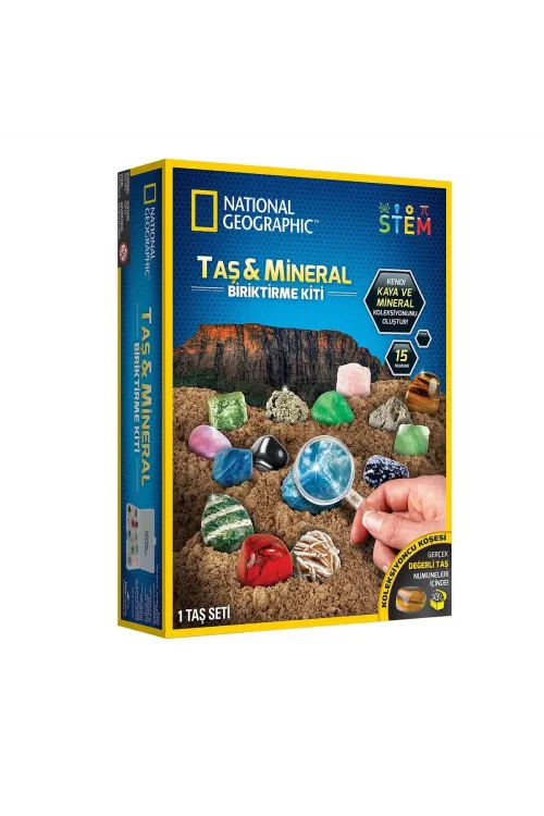 NAT03002 National Geographic Taş ve Mineral Biriktirme Kiti - RTNGRM15 +8 yaş