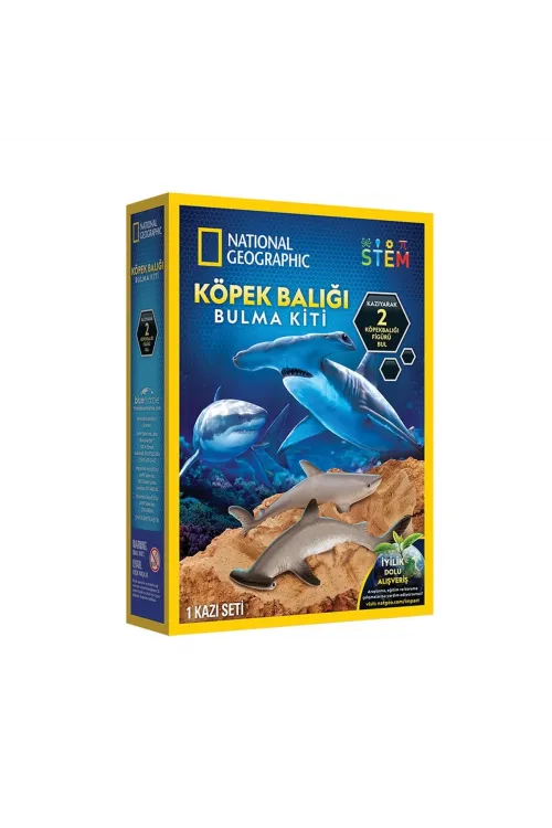 NAT07002 National Geographic Köpek Balığı Bulma Kiti - TRHAMSHDIG +6 yaş