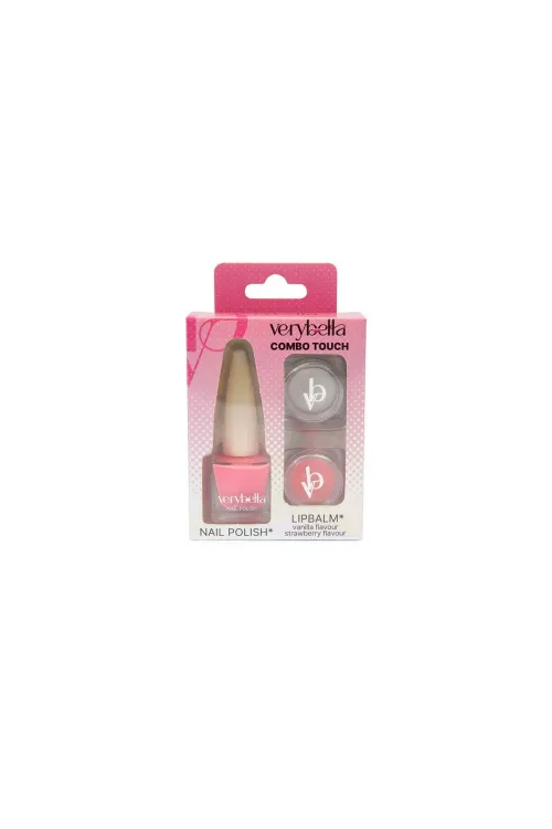 VRB37000 Very Bella - Bakım Seti (2 farklı renk ve aromalı lip gloss+oje)