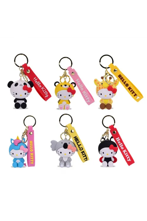 2465-0609 Hello Kitty Anahtarlık CDU8-114/CN24 – 136/CN24 – 3/FB25-7/FB25-53/CN2(Belirtilen fiyat, tekli satış için adet fiyatıdır.)