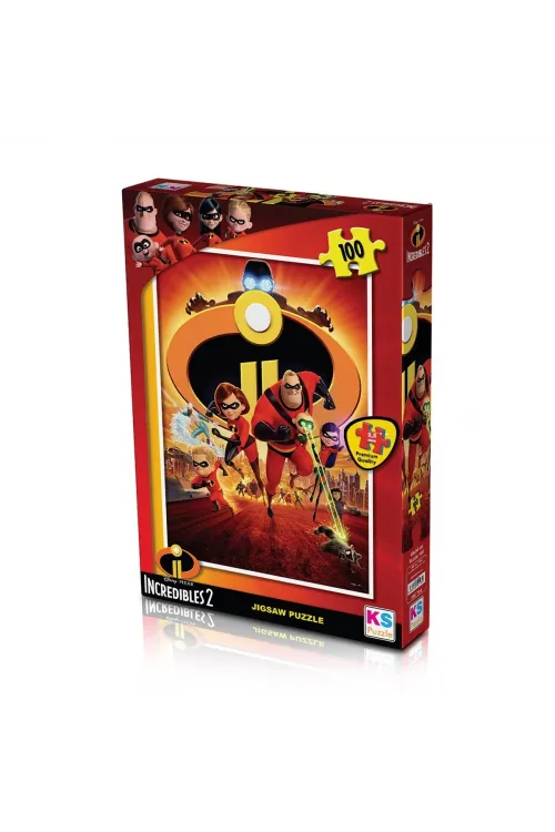 INC714 KS Incredibles / 100 Parça Puzzle