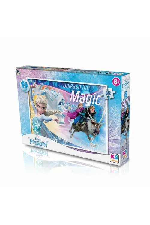 FRZ709 Frozen 50 Parça Çocuk Puzzle -KS Puzzle