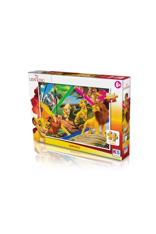 LK 113 Aslan Kral Puzzle 200 Parça - Ks Puzzle