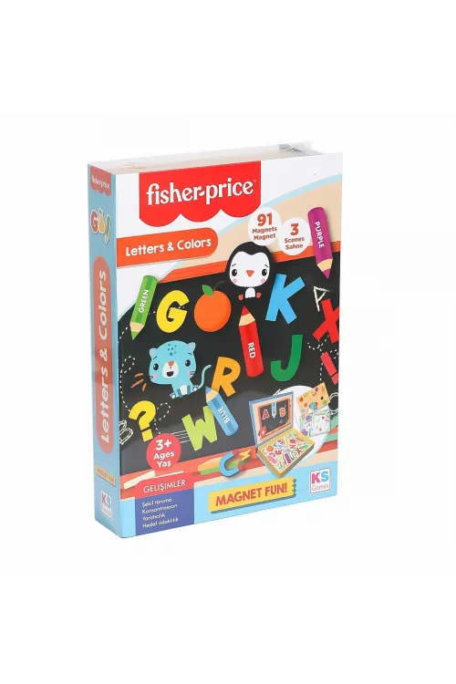 FP 13410 Fisher Price Baby Puzzle Letters Colors -KS Puzzle