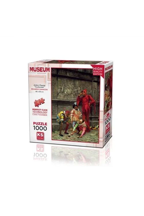 20662 Jesters Playing Cochonnet 1000 Parça Puzzle -KS Puzzle