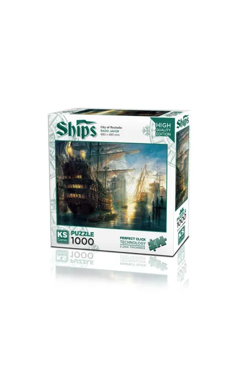 20681 Rochelle Şehri 1000 Parça Puzzle -KSPuzzle